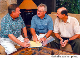 Allen Palmer, Richard Hunter and David Bellino discuss plans to expand the Families In Crisis program