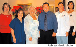 Julie Brum, Pam Kutaka, Barbara Shirland, Wynn H. Okuda, Jamie Lind and Liza Khalliev