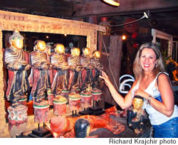 Carol Krajchir in Chiang Mai, Thailand, on a buying trip