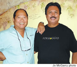 Wes Zane and Chef Almar Arcano of Formaggio