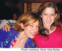 With Milla Jovovich