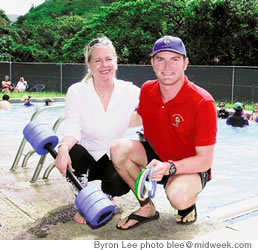 Lori and Ben Komer are expanding their Leahi Swim School