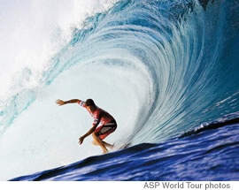 Bruce Irons ranked seventh and was eliminated in the Quarters by Kelly Slater — Bruce is still happy to be barrelled for a living