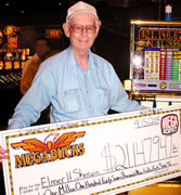 Elmer Sherwin says there’s no secret to winning Megabucks