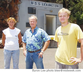 Deborah Almeida, Peter and Randy Cannon of Waikele Self Storage