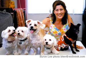 Hawaii Pet Nanny Tammy Kubo with her furry ‘kids’