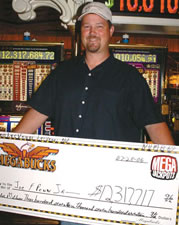 Megabucks winner Joe Penn