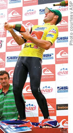 Aussie Joel Parkinson celebrates a win in France