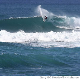 It was perfection in the waves for surfers at the Xcel Pro at Sunset Beach