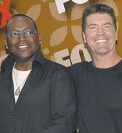 Randy Jackson and Simon Cowell