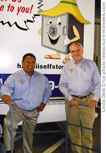 Daniel Ho and Michael Wood of Hawaii Self Storage