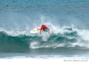 Kekoa Cazimero won the HASA event Ali‘i Beach Park in Haleiwa