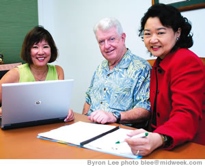 Bonnie Castonguay, Neal Winn, M.D., and Dew-Anne Langcaon