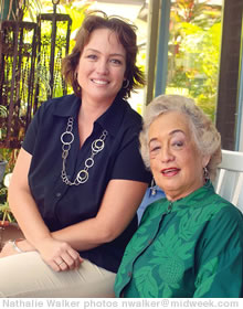 Nalani Choi and mom Betty Jenkins