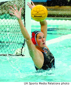 UH Wahine senior goalkeeper Meike De Nooy