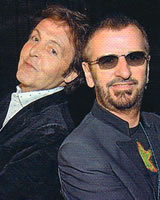 Paul McCartney and Ringo Starr