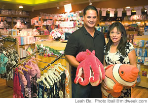 Brian and Gaye Kaupiko, owners of Kahala Kids