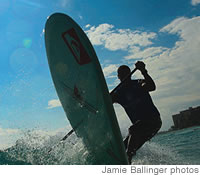 Bonga Perkins captured the paddle division