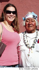 Dawn Chapman and Grandfather Martin Gashweseoma