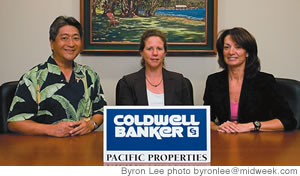 Chason Ishii, Tracy Bradley, and Lori McCarney