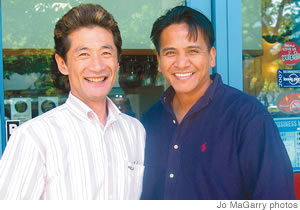 Shokudo operations manager Sam Eligio and GM Takaaki Fujii