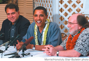 Brickwood Galuteria and Rep. Neil Abercrombie