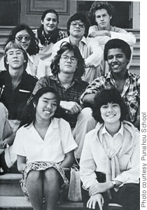 'Barry' Obama with other members of Ka Wai Ola, the Punahou literary club