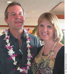 Hamakua Mushroom farmers Bob and Janice Stanga