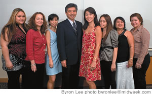 Helena Bunda, Isabel Ferreira, Naoko Wada, Dr. Hugo Higa, Melanie Masaki OD