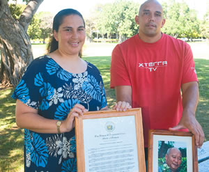 Samantha Mokuahi Moikeha and brother Micah Mokuahi