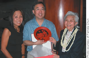 Pam and Dan Chun with Rev. Cao Shengii of China