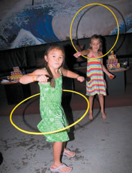 Makana Shipman and Grace Spottswood: Hula Hoop lives!