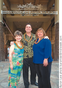 Sam Shenkus, Manu Boyd and Marleen Akau