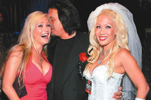 DJ Miss Lisa with Gene Simmons and DJ Diamond