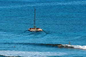 A perfect view of Ala Moana Bowls