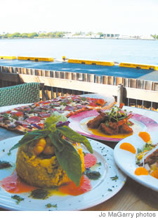 A harbor view from Don Ho's Island Grill