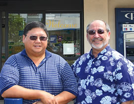 Small Business winner Alan Young (left) and his nominator Greg Sokolowski. Photo courtesy of the U.S. Small Business Administration.