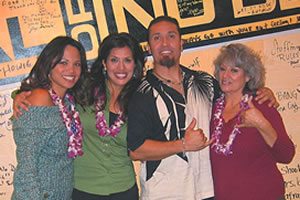 Shirley Falcon, Tisha Lehfeldt, Brad Falcon and Donna Swayne on 'Deal or No Deal'