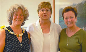 Faith Community Nurse Training teachers Liz Nelson, Carol Story and Cynthia Taylor are ready to start their classes at Castle Medical Center.